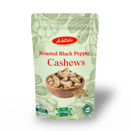Medu Aromatic Roasted Black Pepper Cashews spicy savory snack