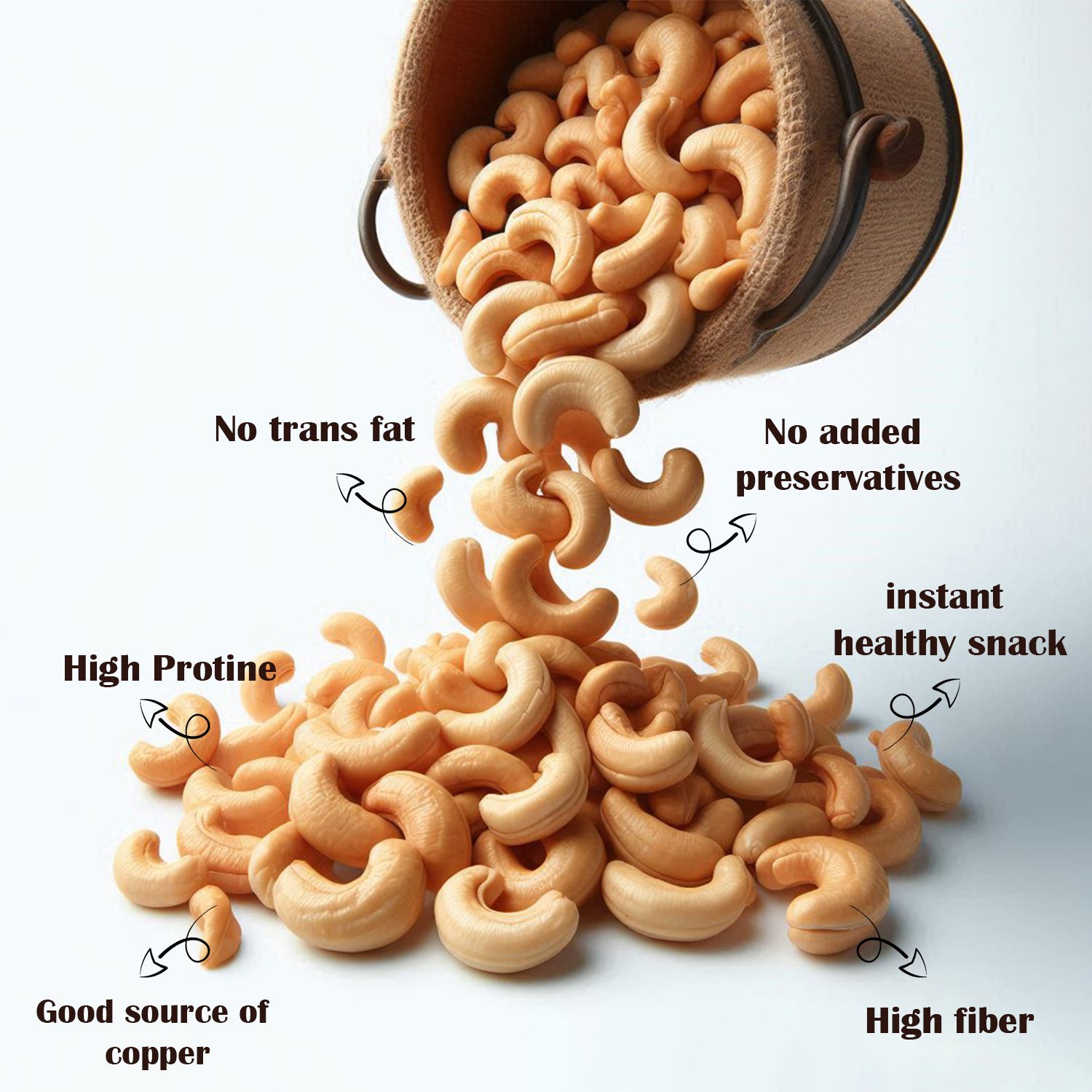 Medu Aromatic Roasted Black Pepper Cashews – Bold, Spicy & Crunchy - Image 4