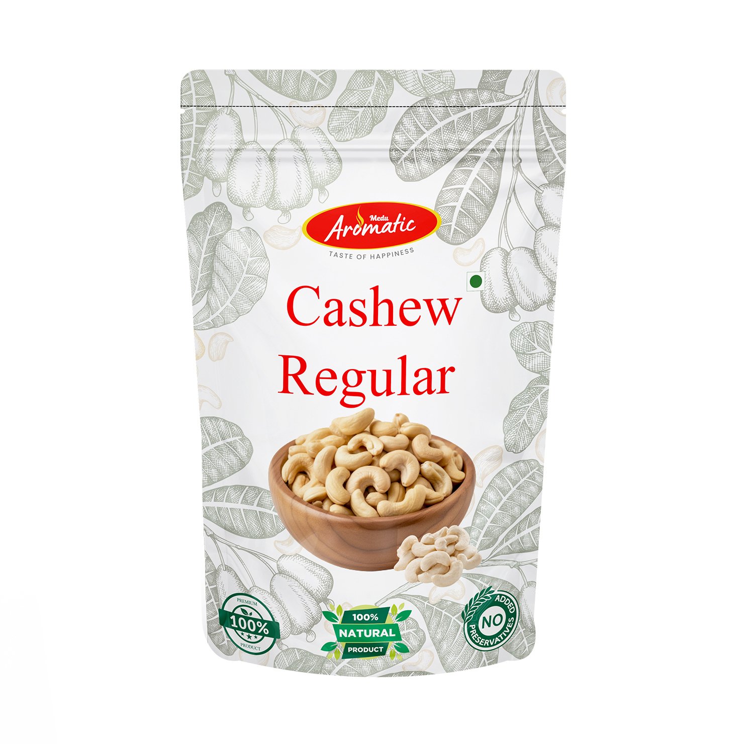 Medu Aromatic Premium Whole Cashews W320 Grade Kaju natural gluten free