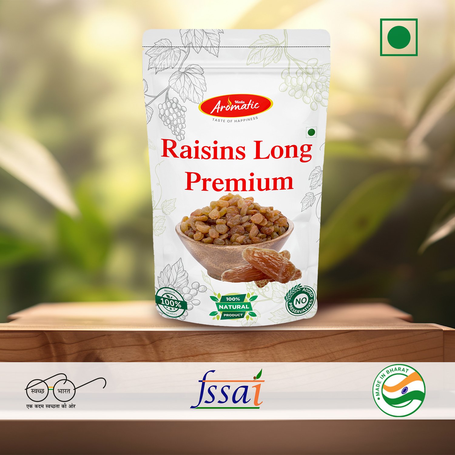 Medu Aromatic Premium Seedless Long Raisins (Kishmish) - Image 3