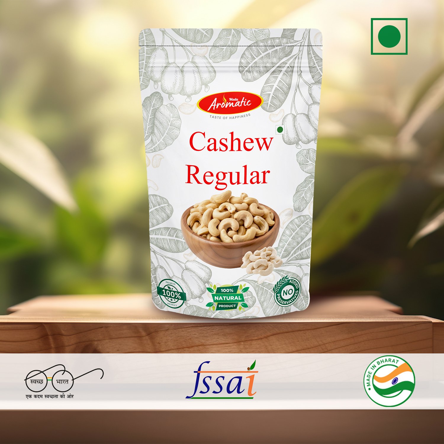 Medu Aromatic Premium Whole Cashews (W320 Grade) – 100% Natural - Image 5