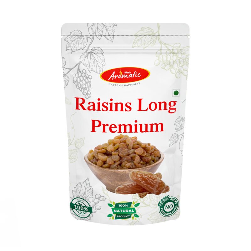 Medu Premium Seedless Long Raisins (Kishmish) - Sun-Dried & Sweet