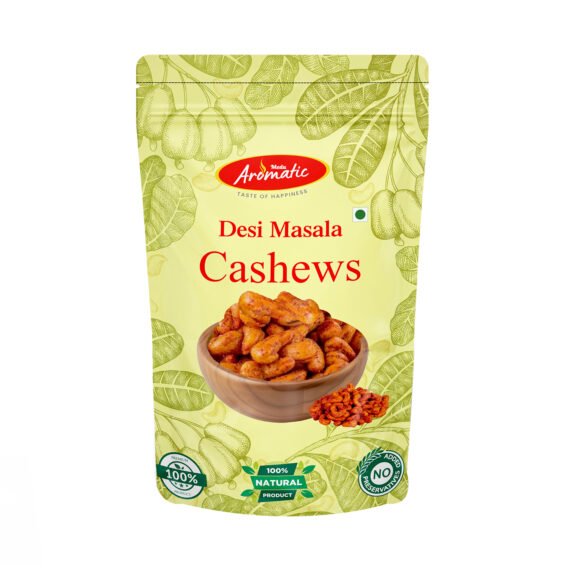 Medu Aromatic Roasted Desi Masala Cashews chatpata spicy snack