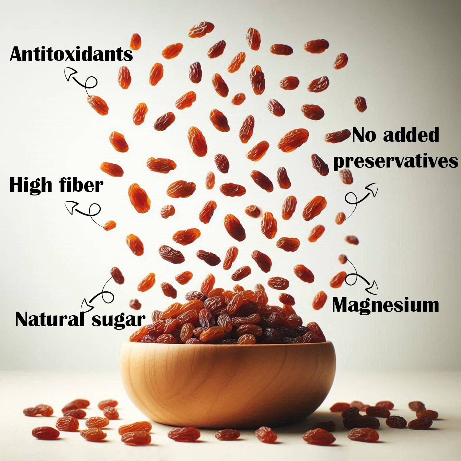 Medu Aromatic Premium Seedless Long Raisins (Kishmish) - Image 4