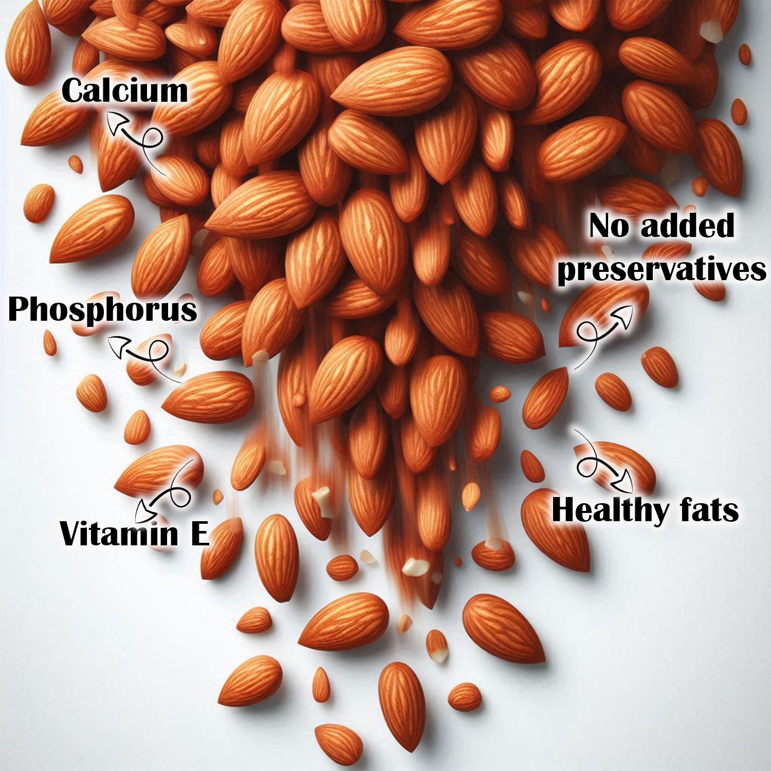 Medu Aromatic California Almonds (Regular Grade) – 100% Natural & Nutrient-Rich - Image 4