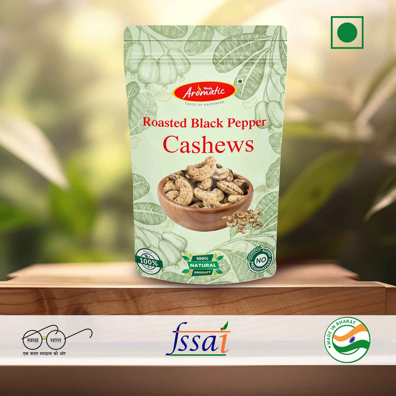 Medu Aromatic Roasted Black Pepper Cashews – Bold, Spicy & Crunchy - Image 5